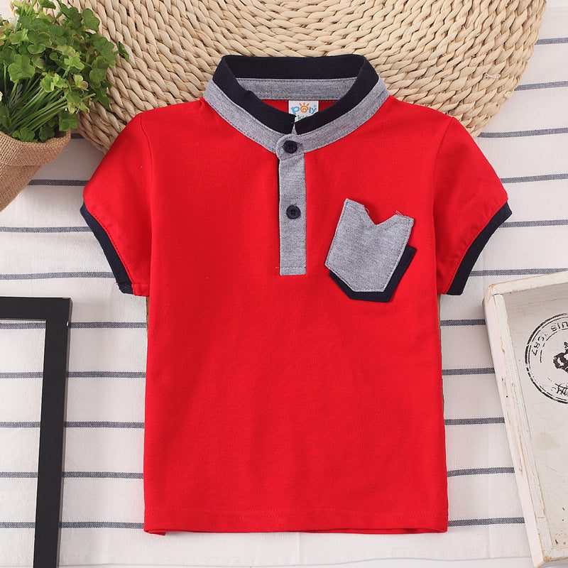 Boys Tri-color Pocket Tops Boys Tri-color Pocket Tops J&E Discount Store 