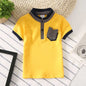 Boys Tri-color Pocket Tops Boys Tri-color Pocket Tops J&E Discount Store 