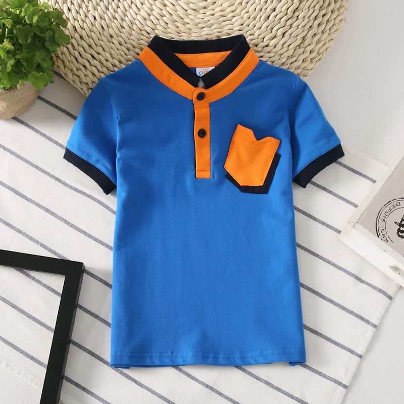 Boys Tri-color Pocket Tops Boys Tri-color Pocket Tops J&E Discount Store 