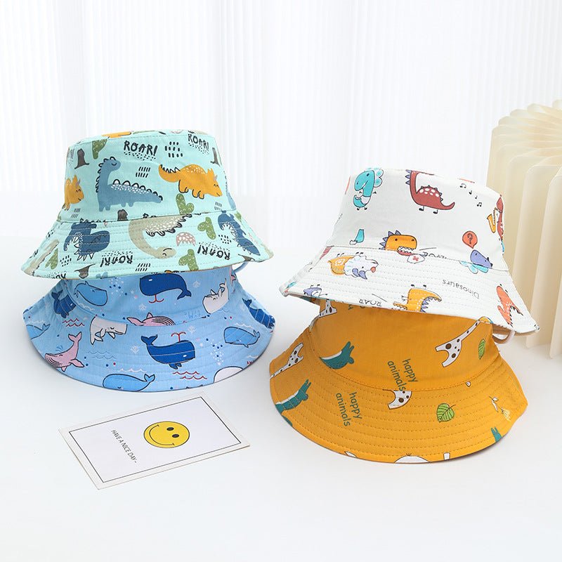 Bucket Hat Baby Spring And Autumn Thin Summer Child Sun-proof Sun Protection Sun Hat - J&E Discount Store