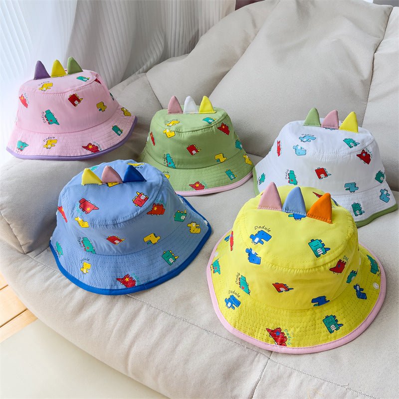 Bucket Hat Baby Spring And Autumn Thin Summer Child Sun-proof Sun Protection Sun Hat - J&E Discount Store