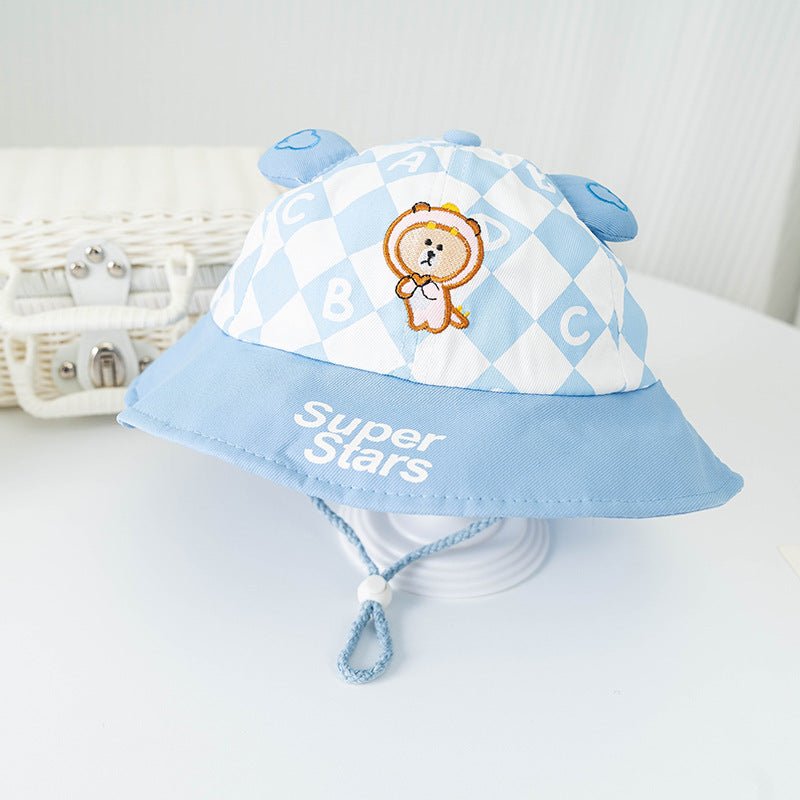 Bucket Hat Baby Spring And Autumn Thin Summer Child Sun-proof Sun Protection Sun Hat - J&E Discount Store