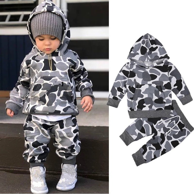 Camouflage Set Sweatshirt And Pants - J&E Discount Store