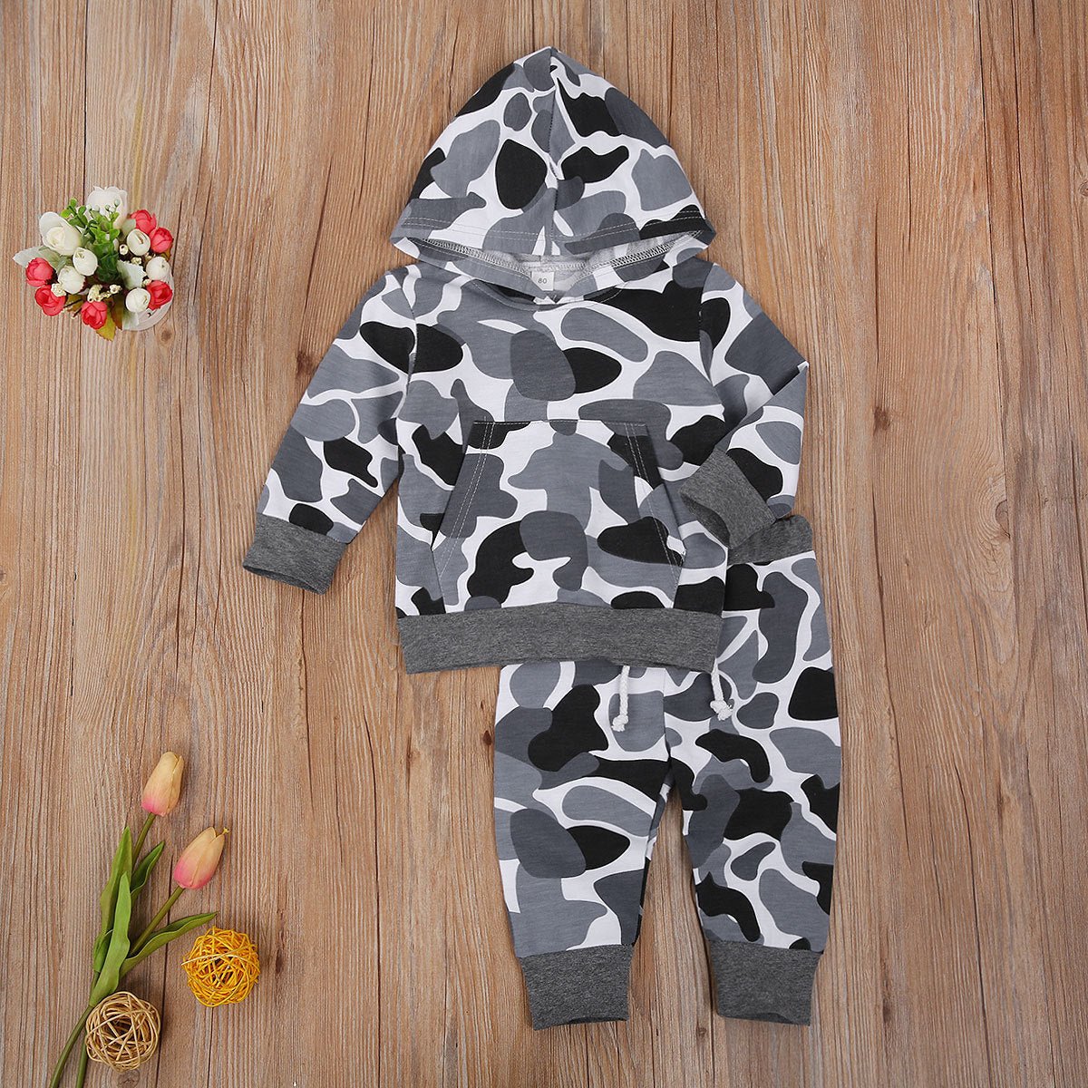 Camouflage Set Sweatshirt And Pants - J&E Discount Store