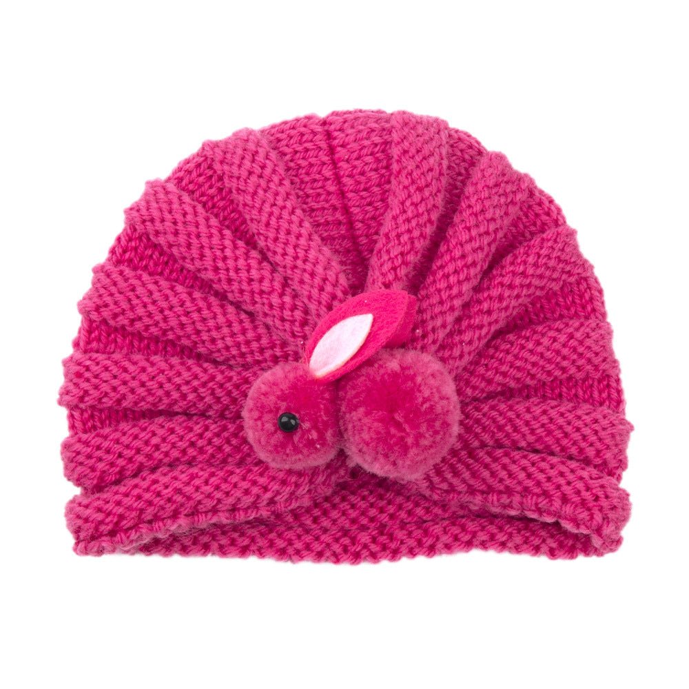 Children Wool Knitted Hat Autumn And Winter - J&E Discount Store