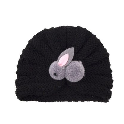 Children Wool Knitted Hat Autumn And Winter - J&E Discount Store