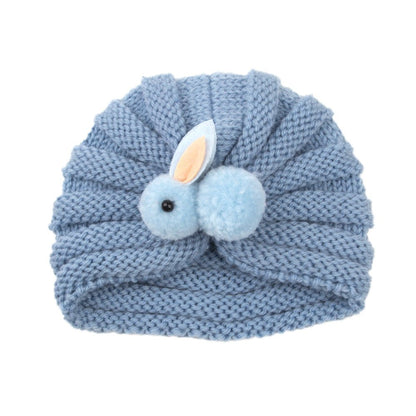 Children Wool Knitted Hat Autumn And Winter - J&E Discount Store