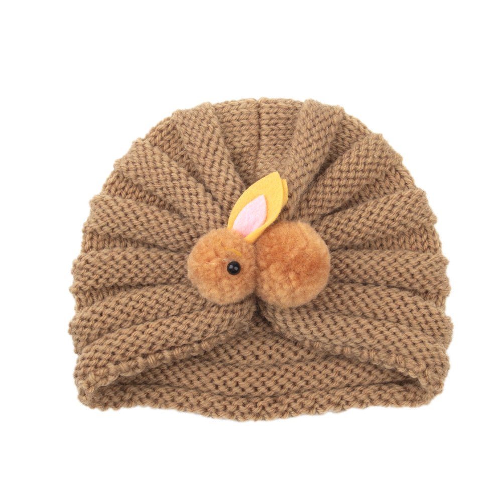 Children Wool Knitted Hat Autumn And Winter - J&E Discount Store