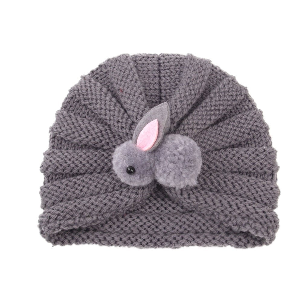 Children Wool Knitted Hat Autumn And Winter - J&E Discount Store