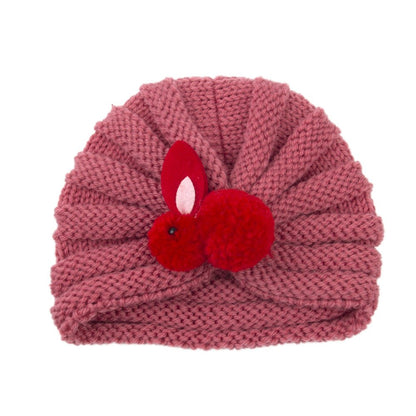 Children Wool Knitted Hat Autumn And Winter - J&E Discount Store