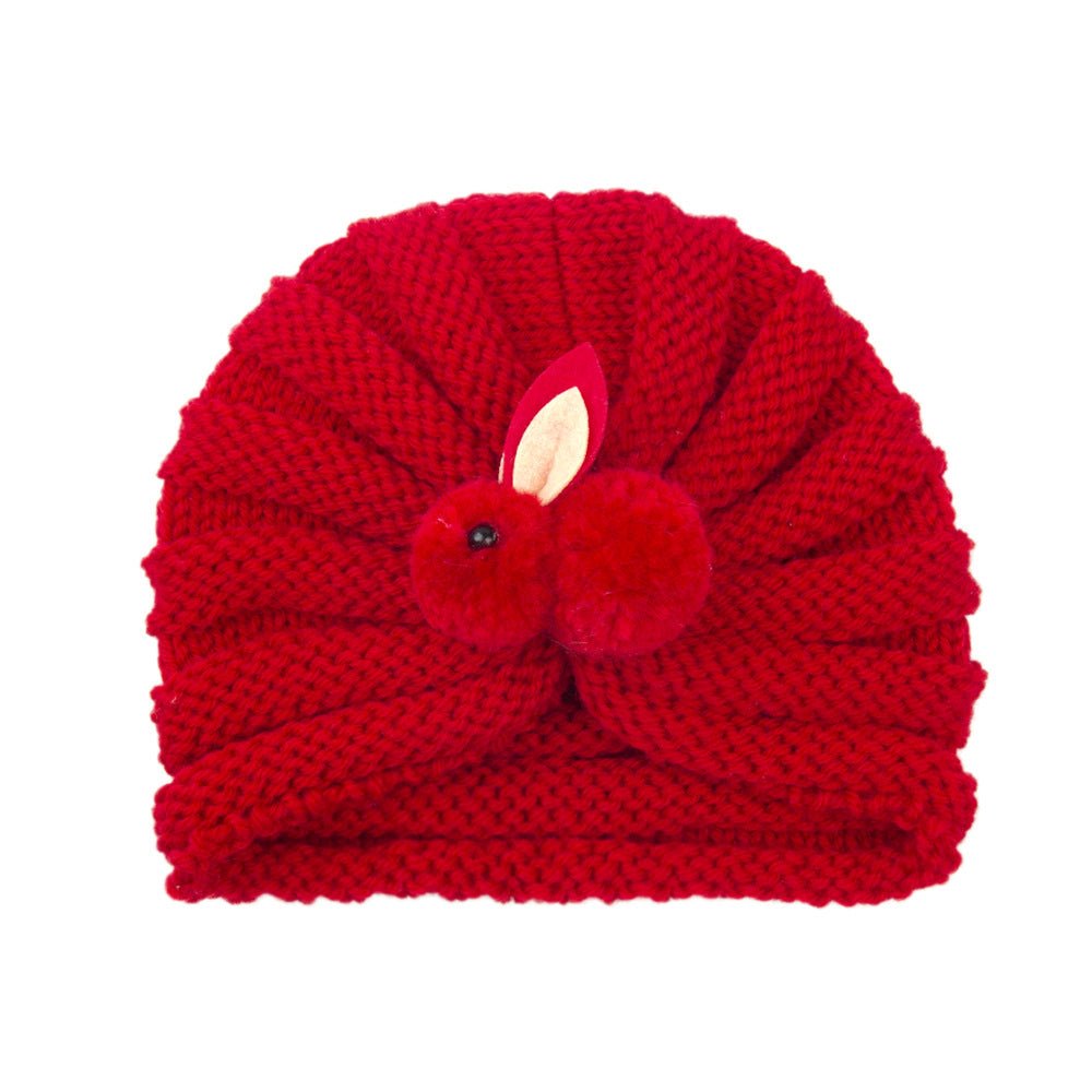 Children Wool Knitted Hat Autumn And Winter - J&E Discount Store