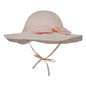 Children's Sun Hat - Bowknot Big Brim with chin strap - J&E Discount Store