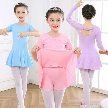 Dancing Dress Girls' Short Sleeve Exercise Clothing - J&E Discount Store