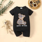 Letter Embroidery Cute Baby Onesie Letter Embroidery Cute Baby Onesie J&E Discount Store 