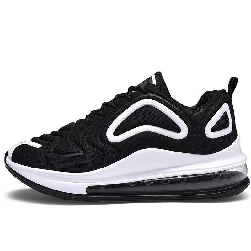 Stylish Casual Air Cushion Black Sneakers (Men) Stylish Casual Air Cushion Black Sneakers (Men) J&E Discount Store 