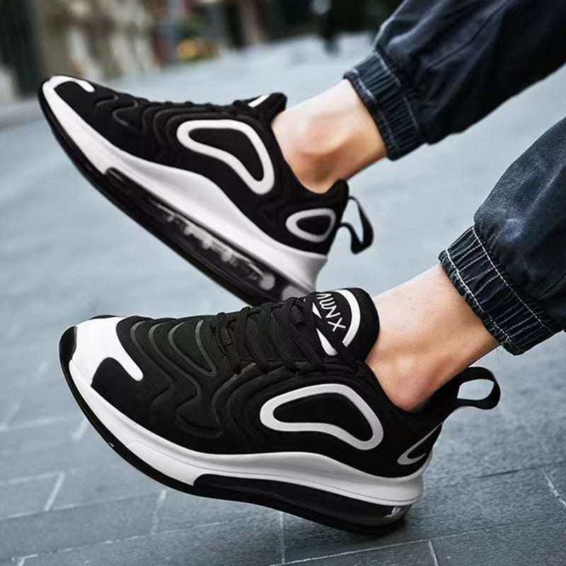 Stylish Casual Air Cushion Black Sneakers (Men) Stylish Casual Air Cushion Black Sneakers (Men) J&E Discount Store 