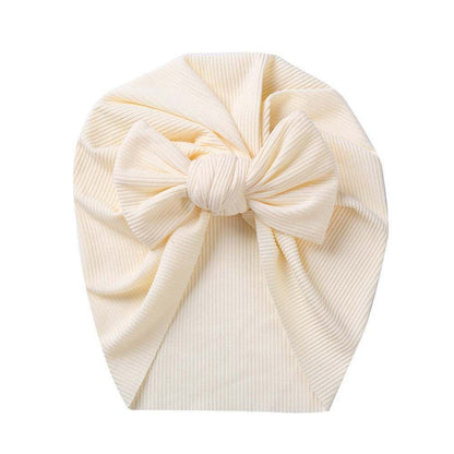 Square Bow Baby Thread Cotton Pullover Hat New Square Bow Baby Thread Cotton Pullover Hat J&E Discount Store 