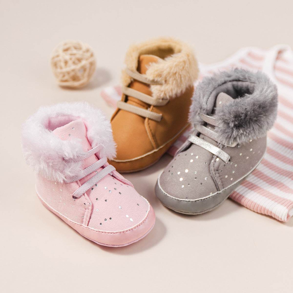 Fleece-lined Warm Baby Shoes New Fleece-lined Warm Baby Shoes J&E Discount Store 