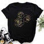 Plant Vintage Print Simple Women's Clothing T-shirt